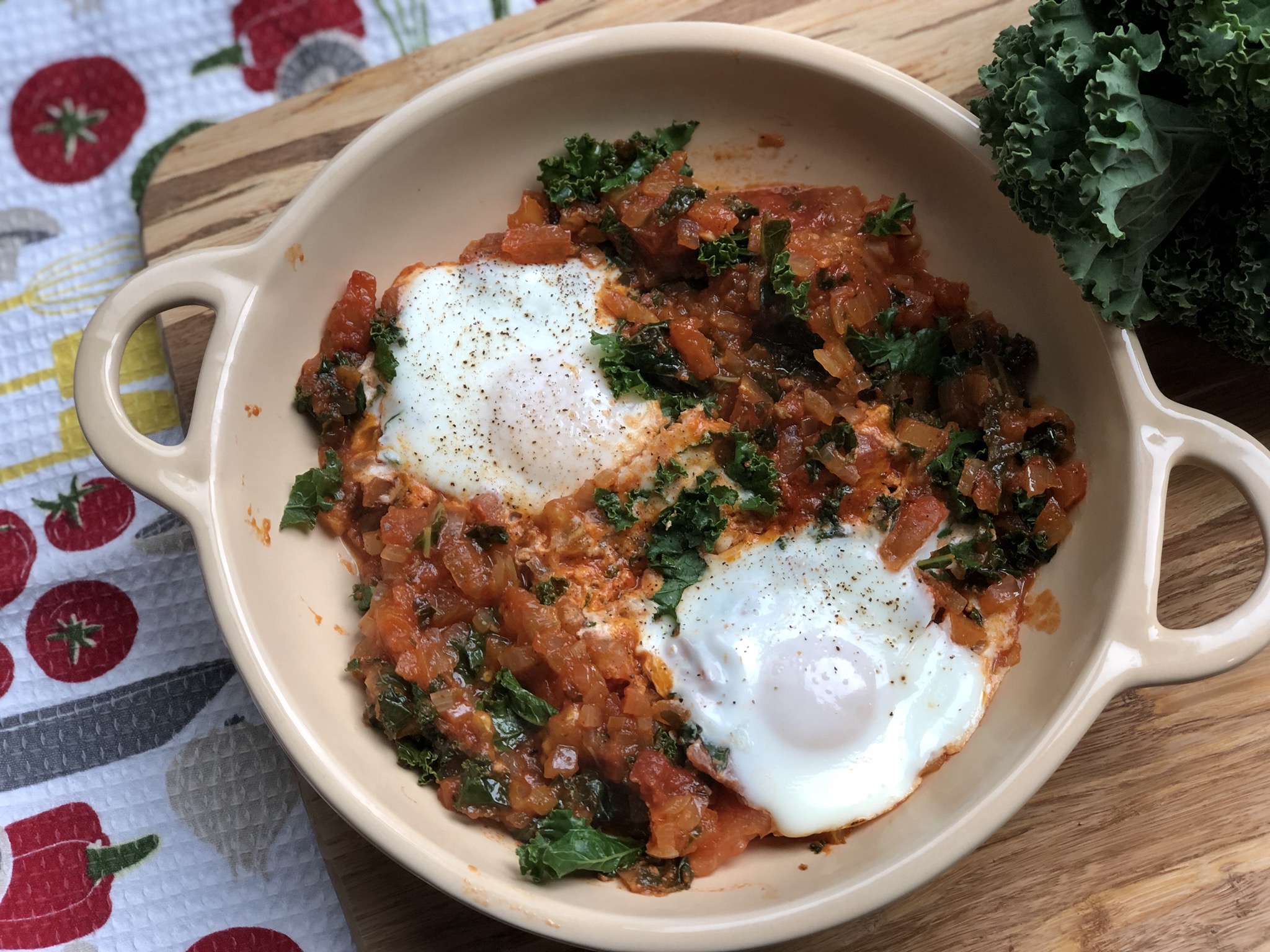 Instant Pot® Paleo and Keto Egg Shakshuka with Kale_image