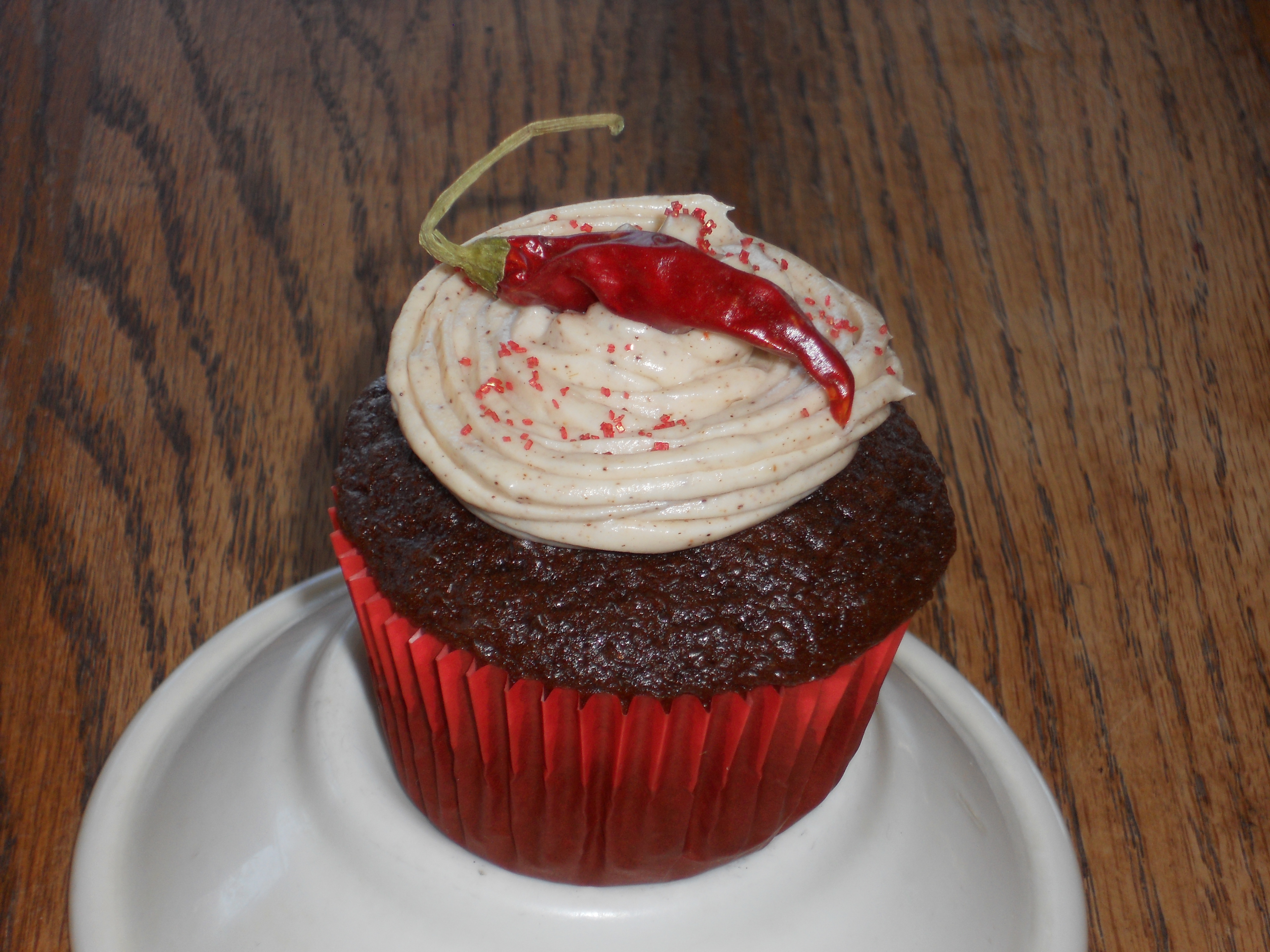 Cinco de Chili Chocolate Cupcakes with Chili Cream Cheese Frosting ...