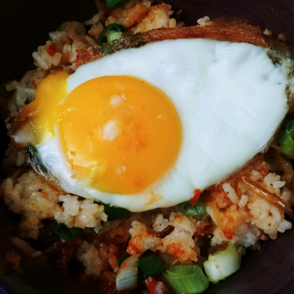 Kimchi Fried Rice Kimchi Bokkeumbap Recipe Allrecipes