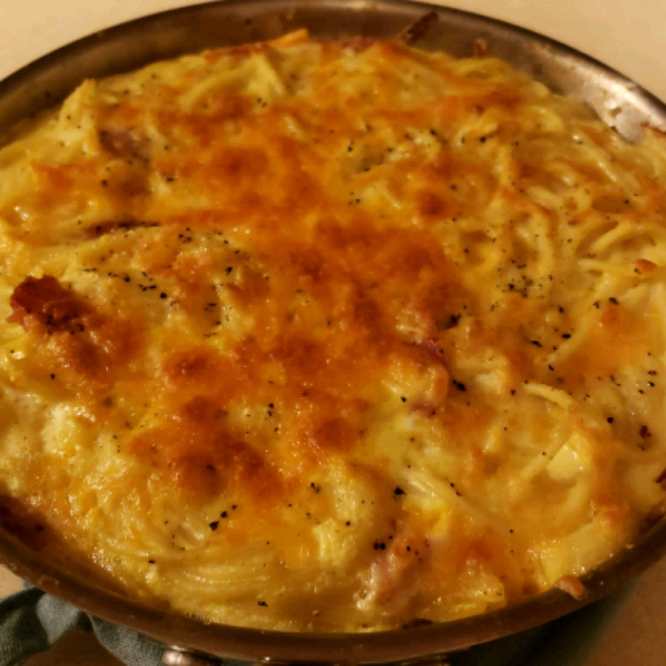 Pasta and Eggs for Breakfast Recipe | Allrecipes
