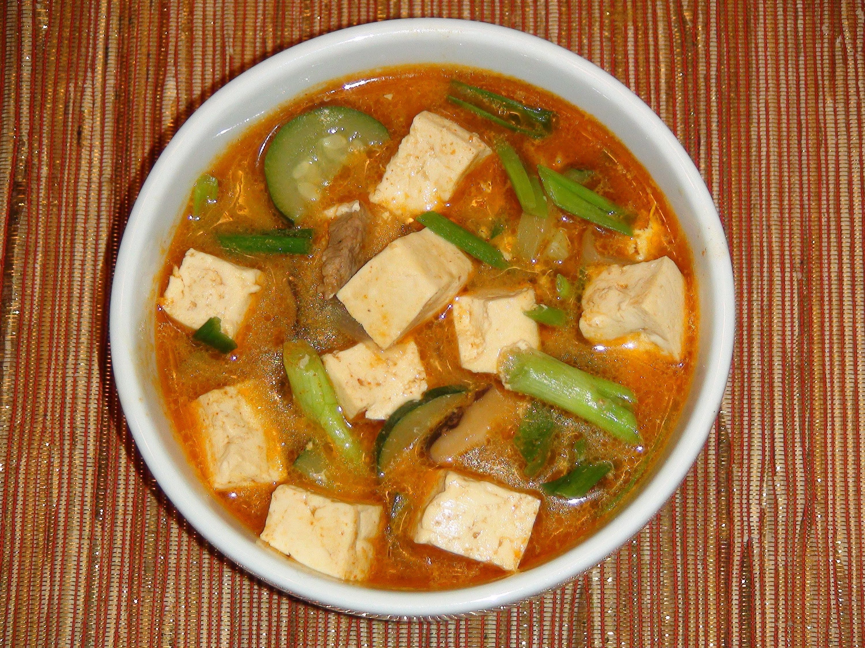 Korean Tofu and Vegetable Soup_image