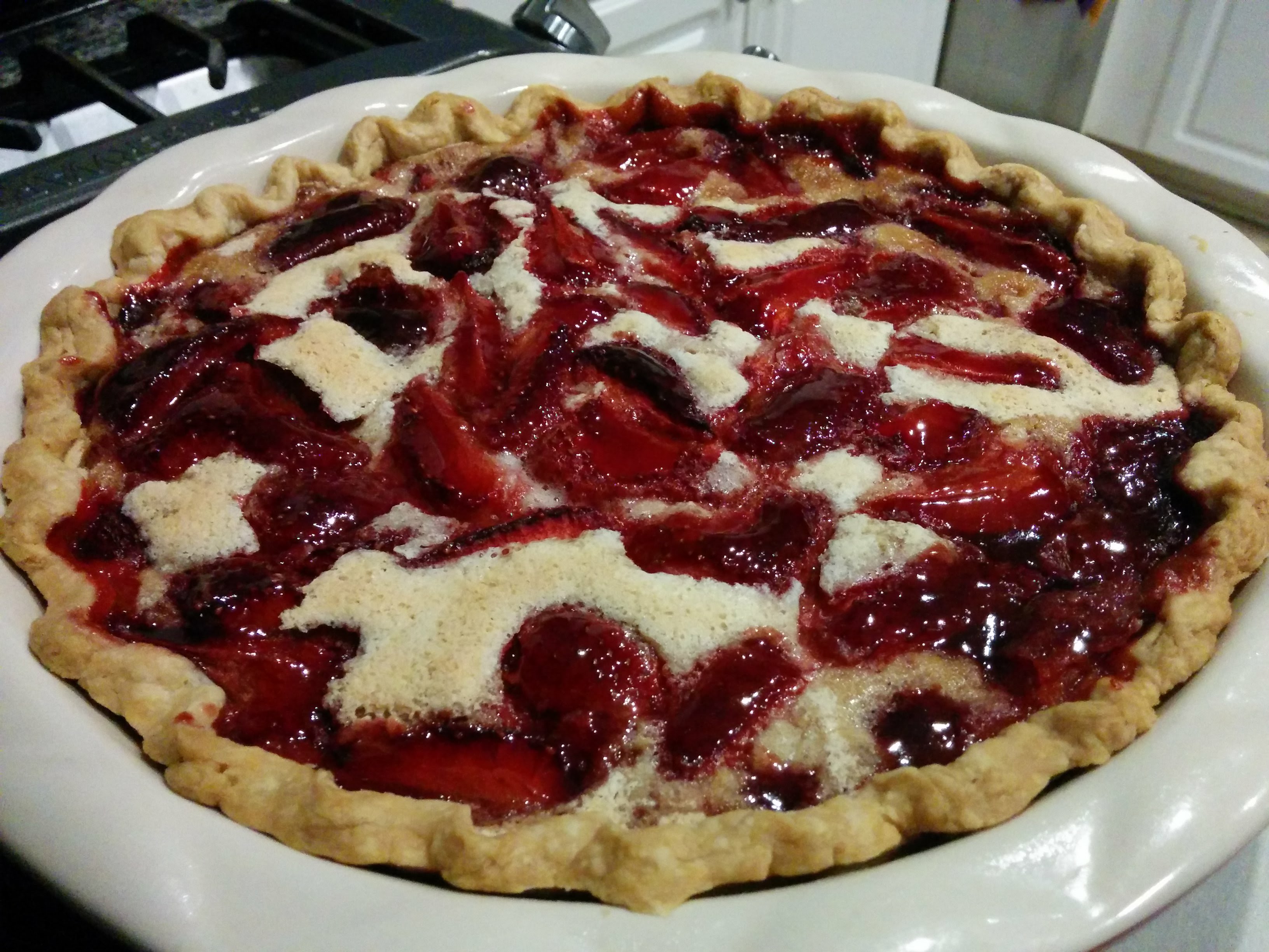 Strawberry Rhubarb Custard Pie | Allrecipes