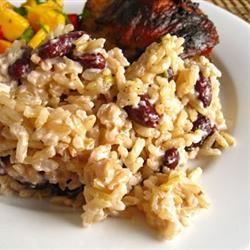 Jamaican Beans and Rice Dish image