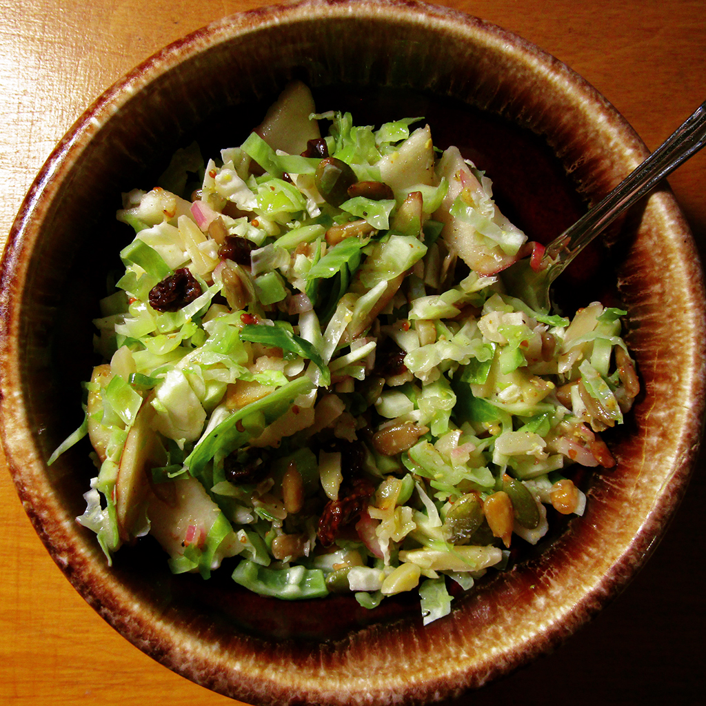 Chopped Brussels Sprout Salad image