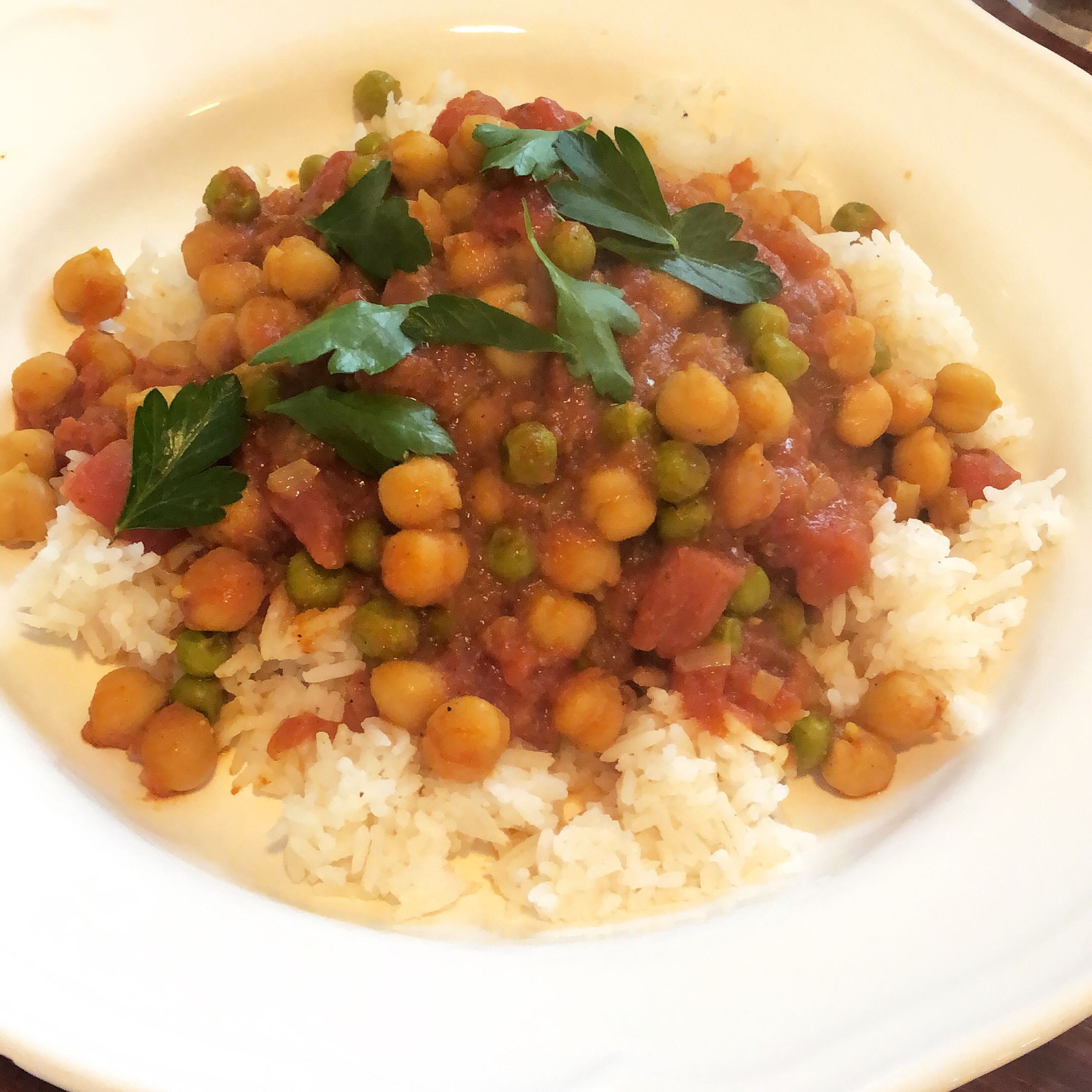 Sweet Potato and Chickpea Masala image