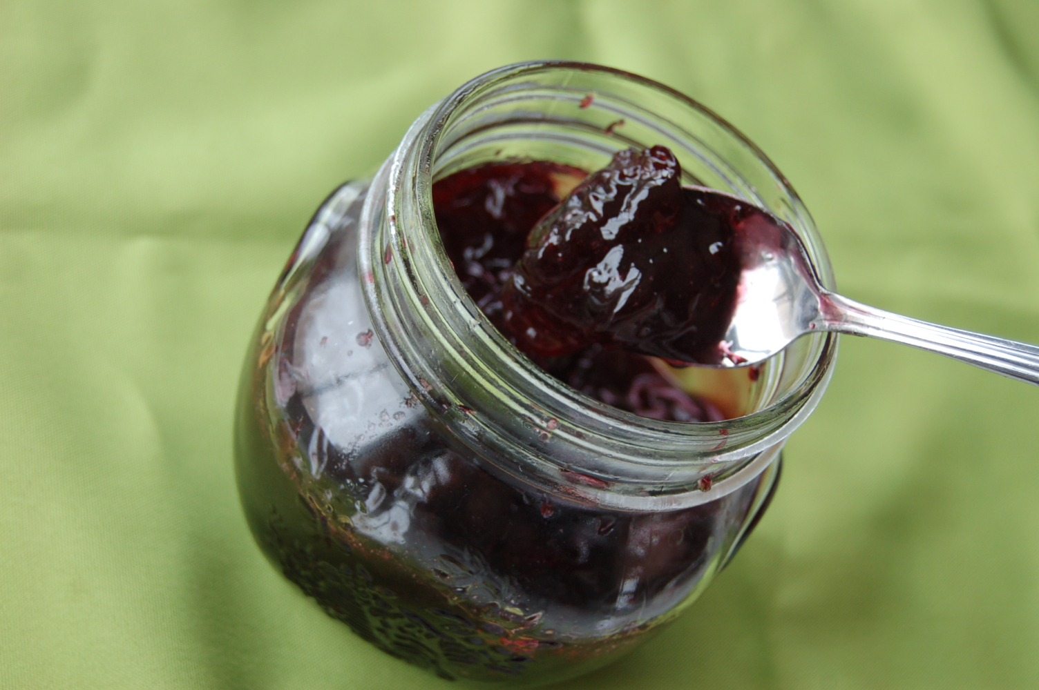 Sweet Cherry Jam with Spices and Red Wine image