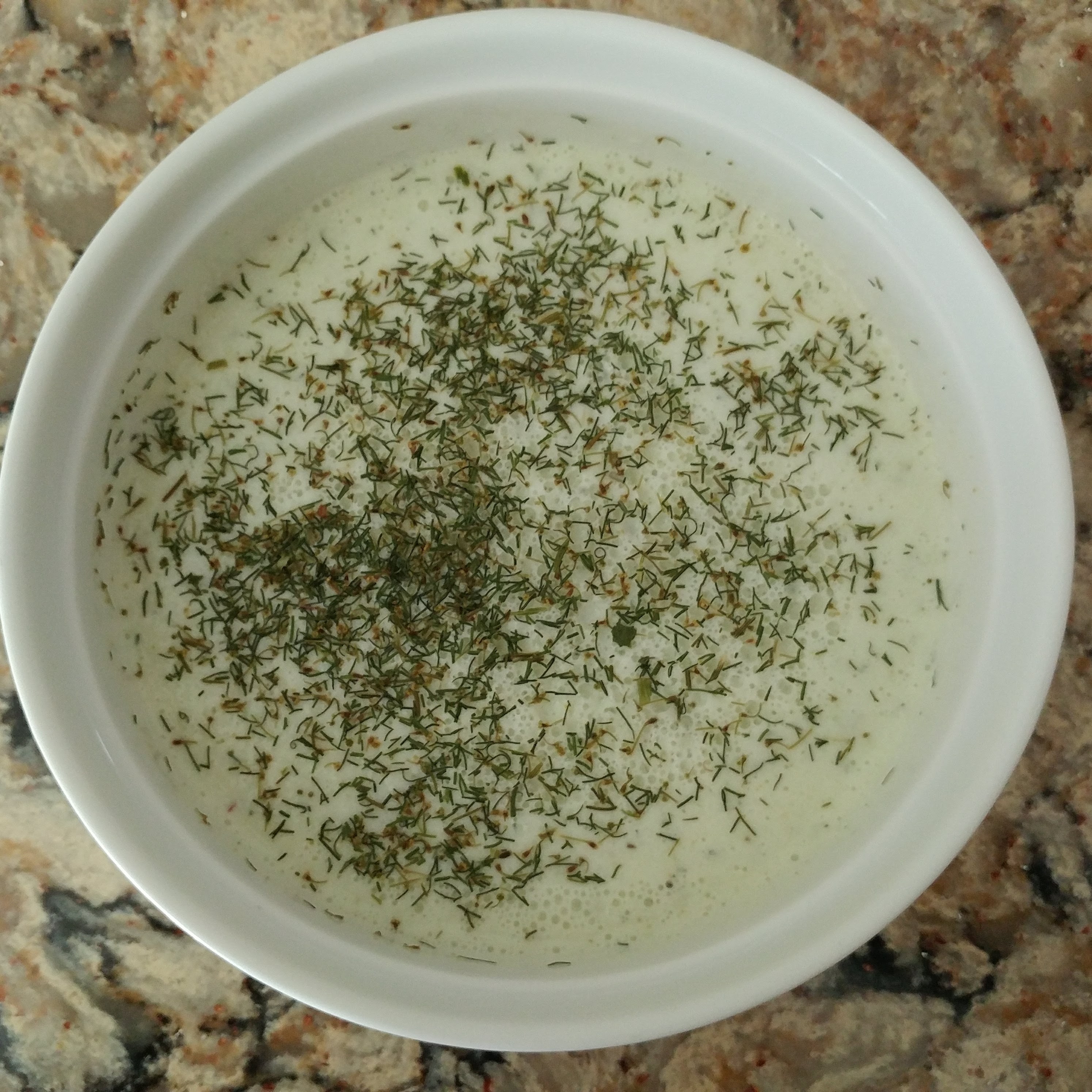 Chilled Cucumber Yogurt Soup image