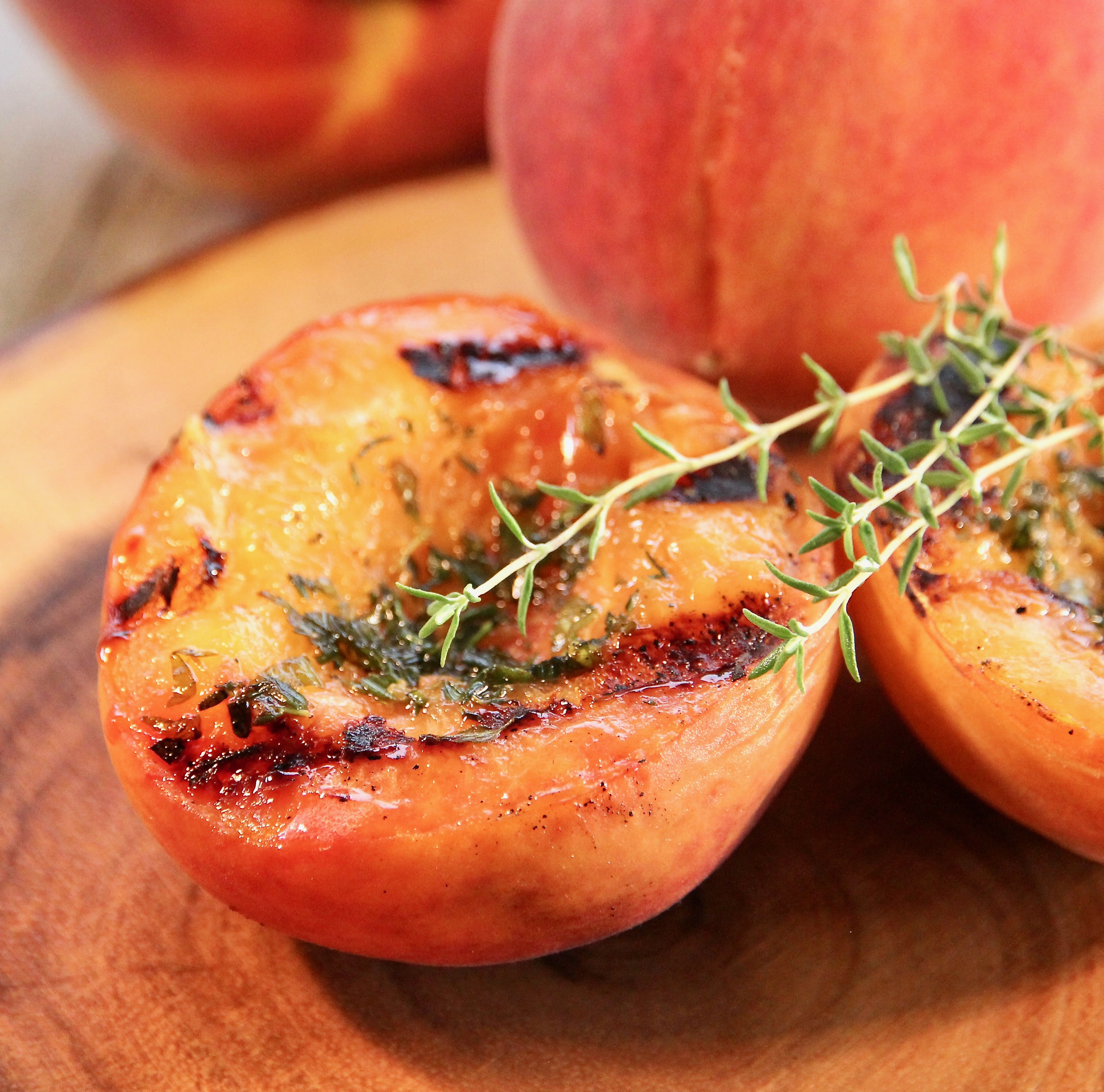 Quick Savory Grilled Peaches Recipe Allrecipes