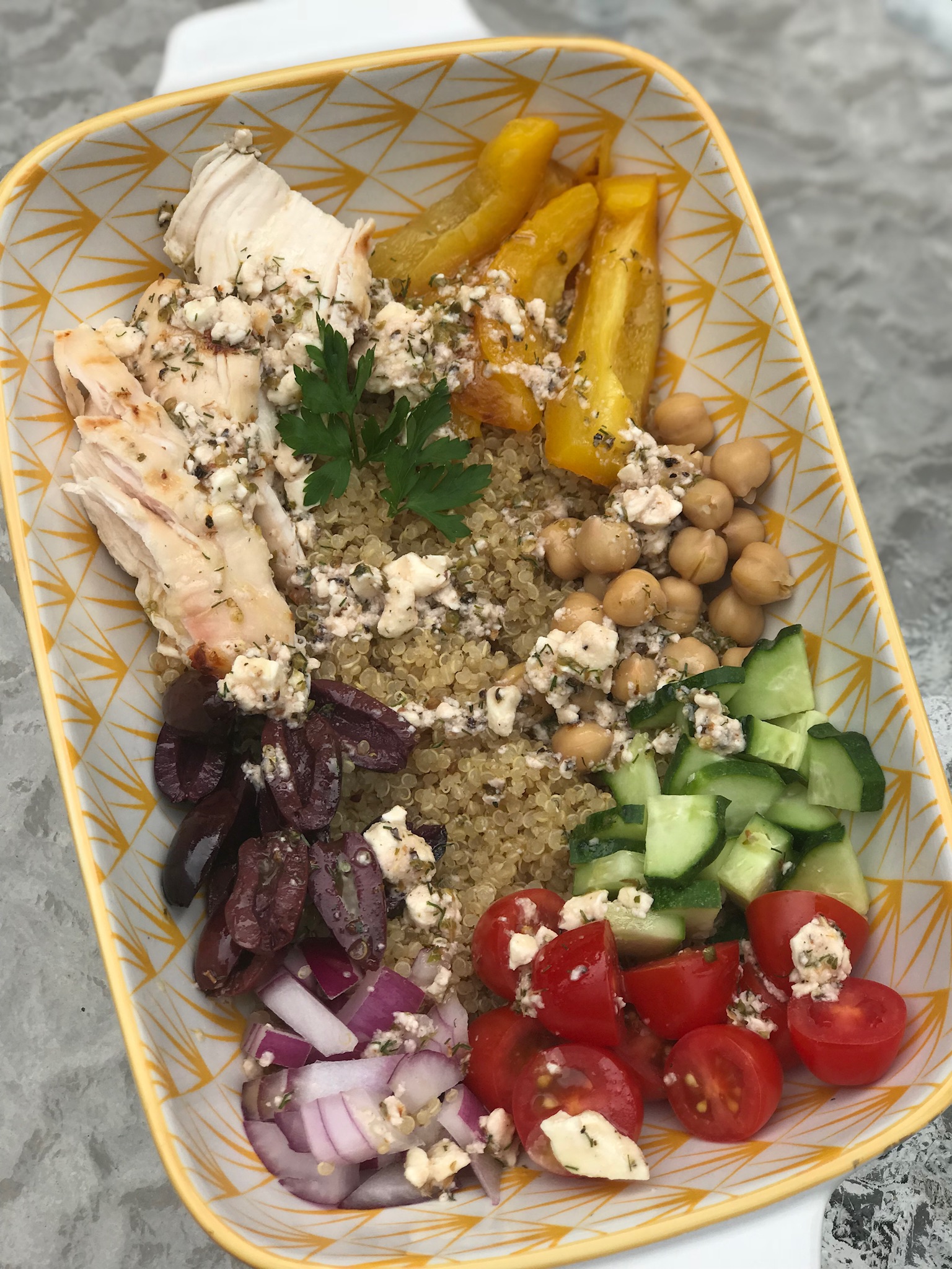 Greek Chicken Quinoa Bowl_image