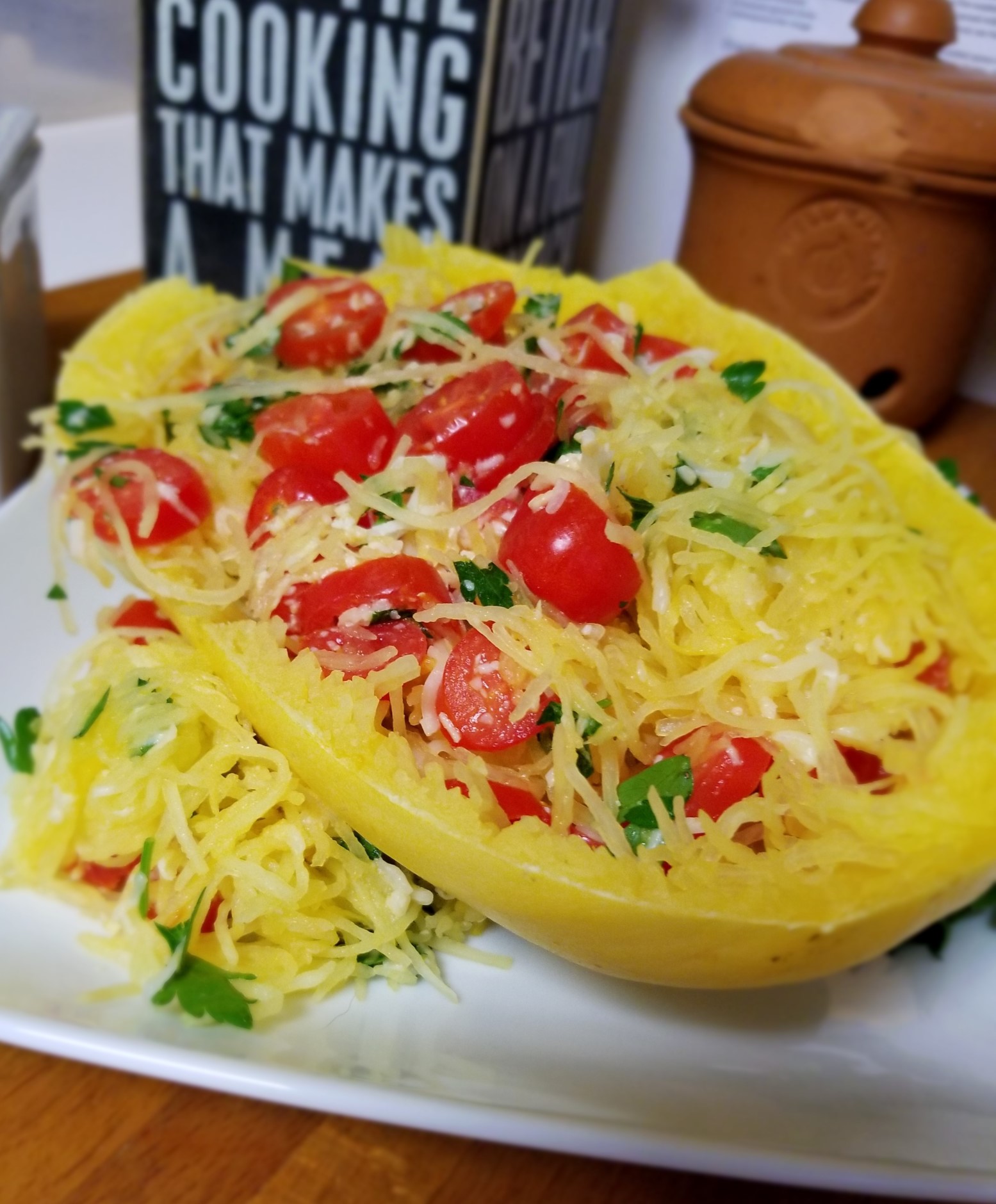Cheesy Spaghetti Squash Bowl Recipe | Allrecipes