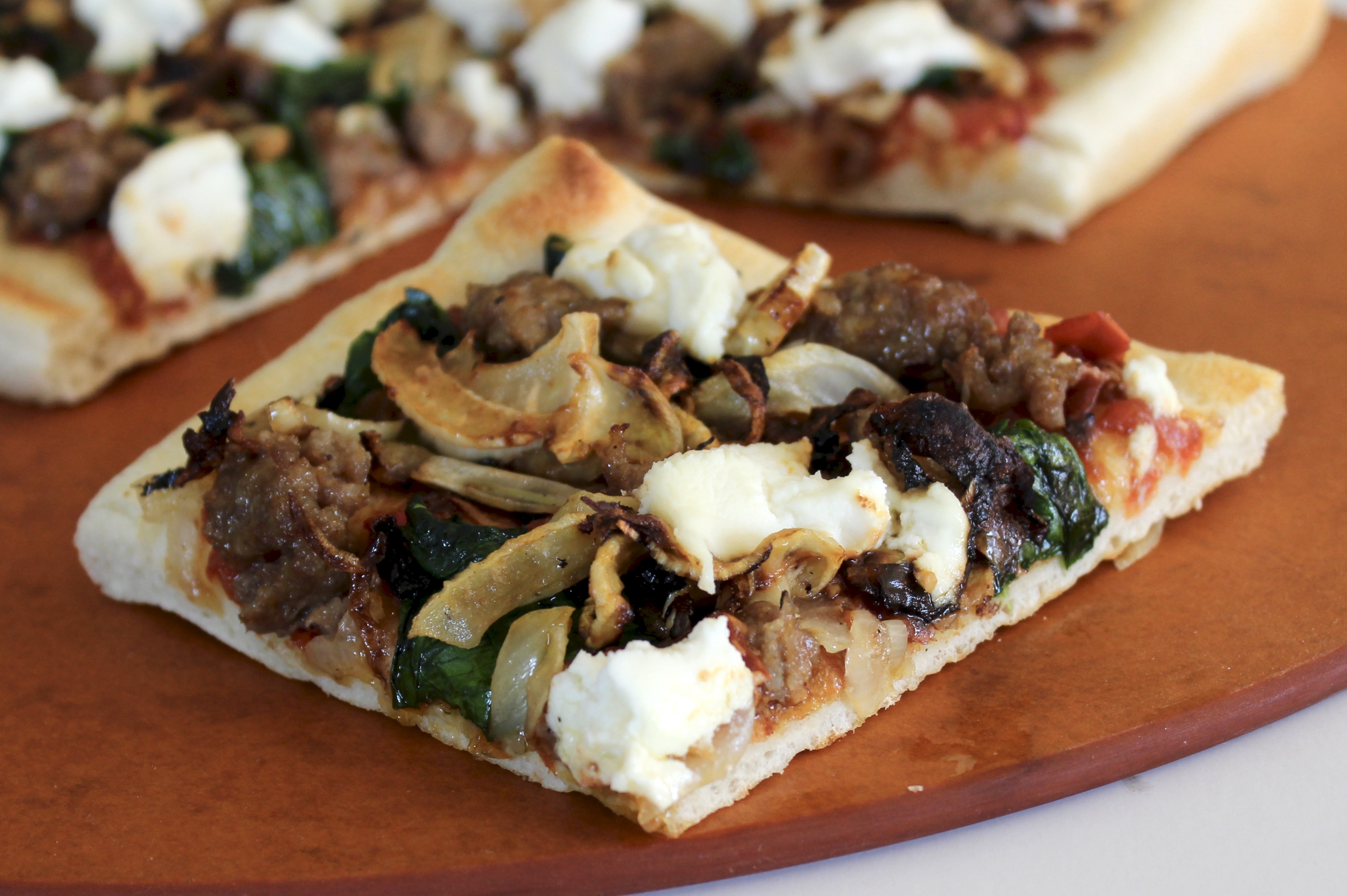 Sausage, Ricotta, and Fennel Pizza image