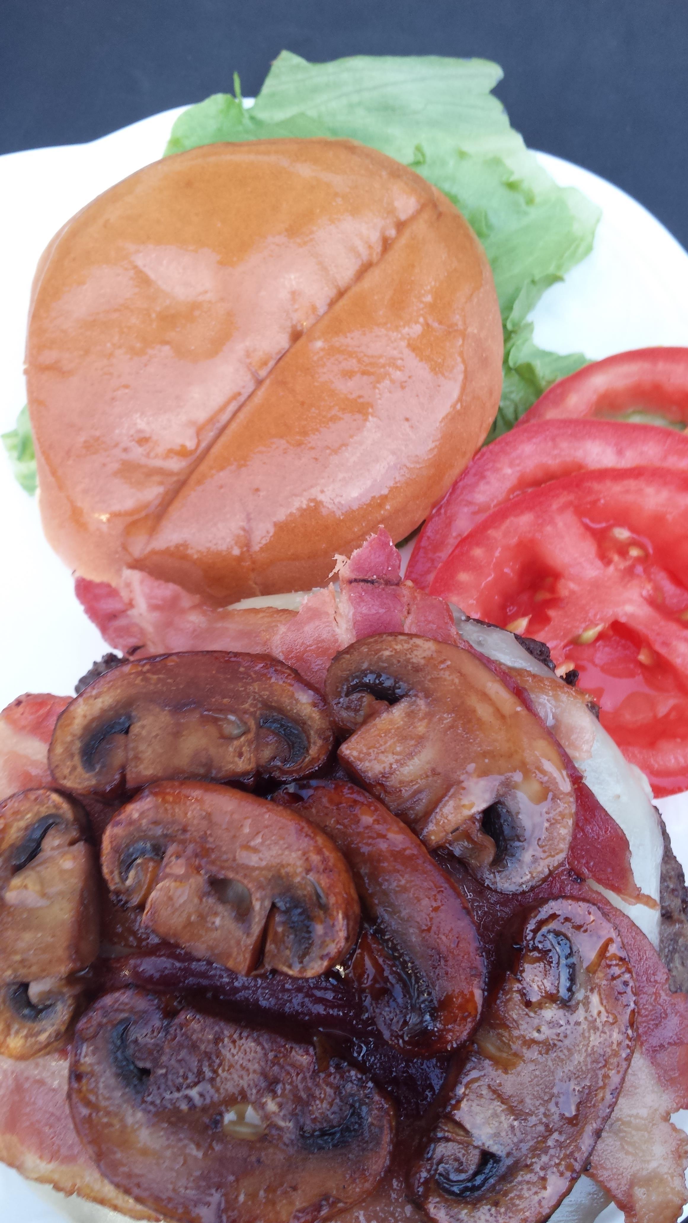 Bacon-Mushroom-Swiss Burger Recipe | Allrecipes