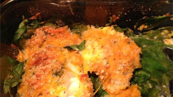 Crunchy Cheesy Fish and Spinach Casserole Recipe - Allrecipes.com