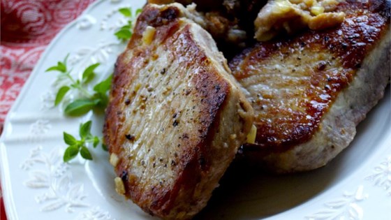 Pork Loin Chops with Cherry-Apple Stuffing Recipe - Allrecipes.com