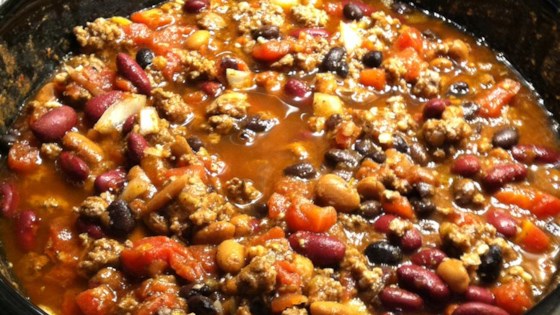 Slow Cooker 3-Bean Chili Recipe - Allrecipes.com