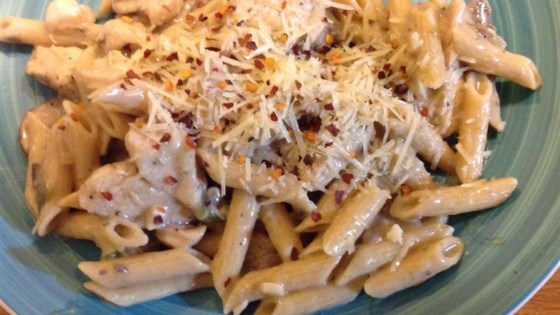 Healthy Creamy Chicken and Pasta Recipe - Allrecipes.com