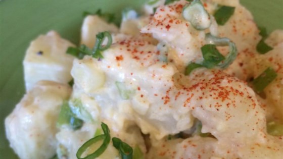 almost fat-free green onion potato salad