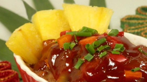 Mouthwateringly tangy pineapple meatloaf