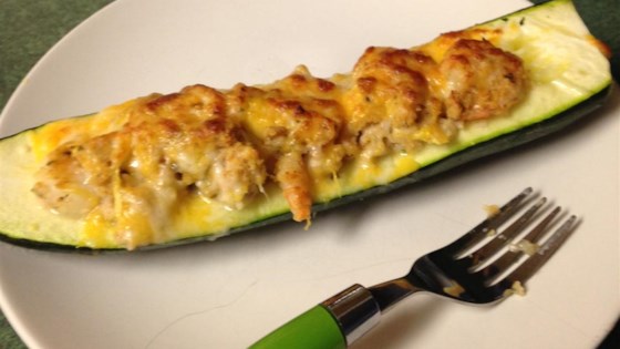 Zucchini Stuffed With Shrimp | FriendsEAT