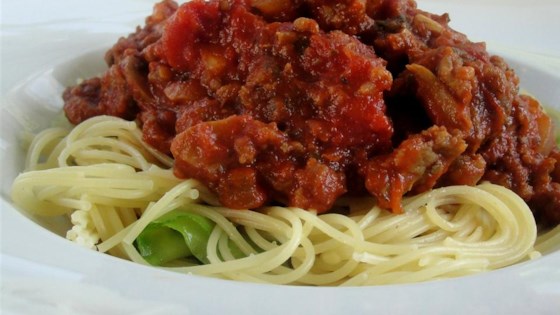 Brown spaghetti sauce recipe