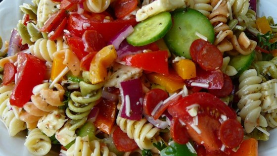 Pasta Salad with Homemade Dressing Recipe - Allrecipes.com