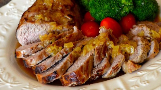 maple and garlic marinated pork tenderloin