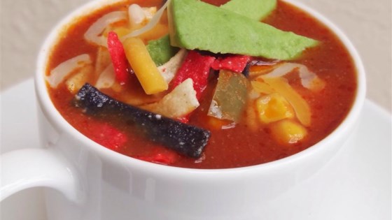 Vegetarian Tortilla Soup Recipe - Allrecipes.com