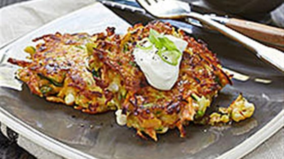 Rainbow Veggie Pancakes With Cottage Cheese Recipe Allrecipes Com