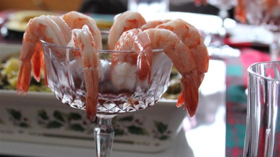 Chef john's shrimp cocktail
