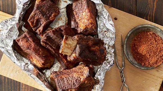 Grilled BBQ Short Ribs with Dry Rub Recipe