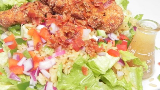 shawna's southern fried chicken salad