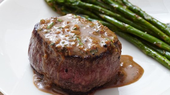 Oven-Seared Beef Tenderloin with Herb Pan Sauce Recipe ...