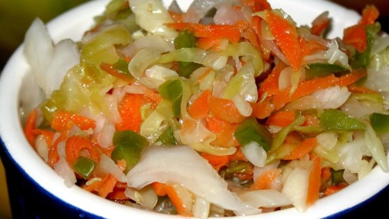 Curtido (El Salvadoran Cabbage Salad) Recipe - Allrecipes.com