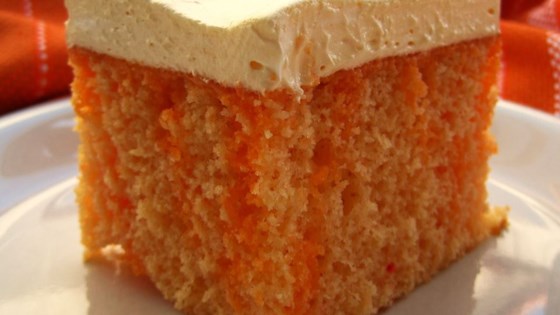orange cream cake i