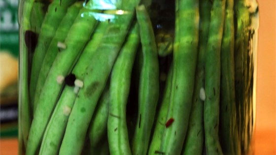 Crisp Pickled Green Beans Recipe Allrecipes Com