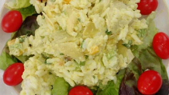 Artichoke rice salad