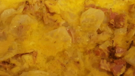 Cheesy Scalloped Potatoes with Ham Recipe - Allrecipes.com