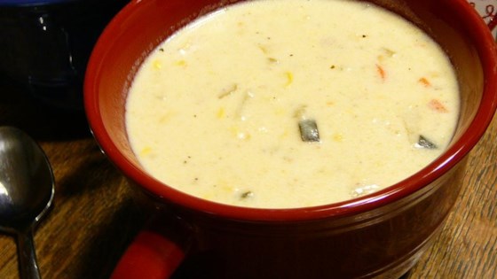 Poblano Corn Chowder Recipe 