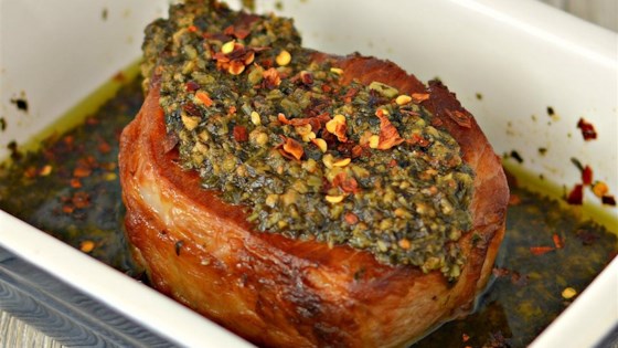 Pesto-Coated Center-Cut Pork Chop Recipe - Allrecipes.com