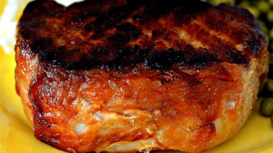 Fabienne's Grilled Center Cut Pork Chops Recipe ...