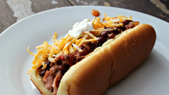 Texas Chili Dog Recipe - Allrecipes.com