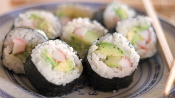 crunch roll california roll sushi