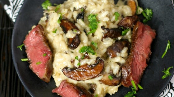 Rib-Eye Steak and Mushroom Risotto Recipe - Allrecipes.com