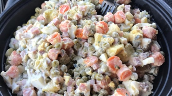 Authentic Russian Salad Olivye Recipe Allrecipes Com