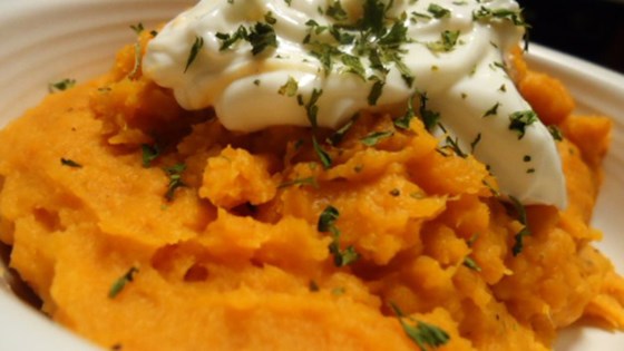 yam puree recipes Mashed Sweet Recipe  Potatoes  Allrecipes.com