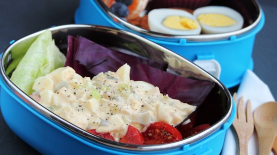 Tuna egg salad bento box