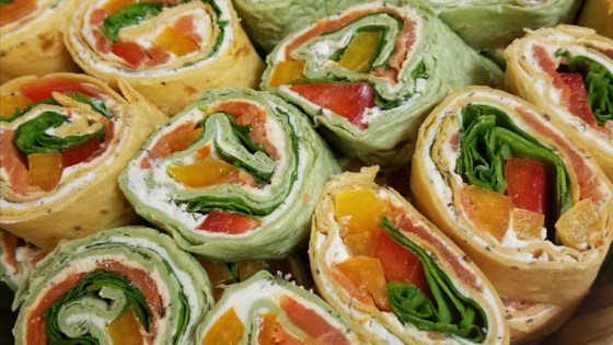 Smoked Salmon Pinwheels Recipe