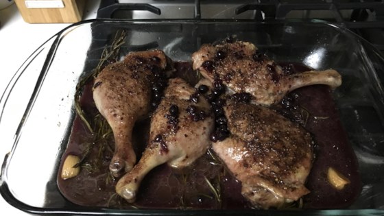 Roast Duck Legs With Red Wine Sauce Recipe Allrecipes Com