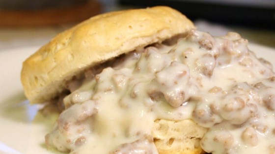 Photo of Easy Sausage Gravy and Biscuits by JimmyDean