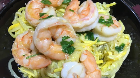 Keto Shrimp Scampi with Broccoli Noodles Recipe